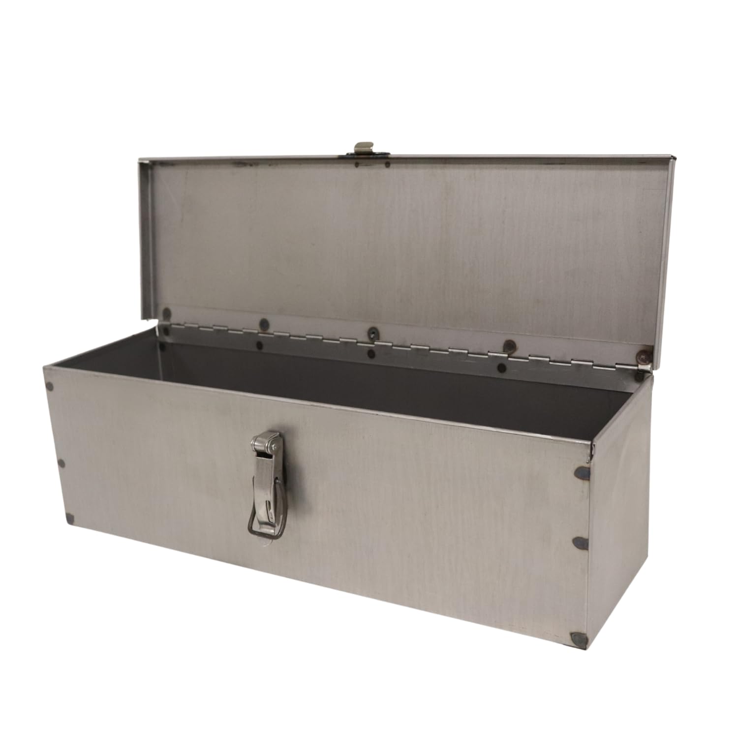 Ama Cassetta attrezzi vuota: Cassetta porta attrezzi in lamiera, Capacità 7 litri, Misure 420x130x130 mm