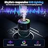 Smart Car Air Freshener, Air Diffuser with 4 Mode Adjustable, Portable Oil Diffuser with RGB Ambient Light, Auto On/Off, Rechargeable Car Aroma Diffuser #4