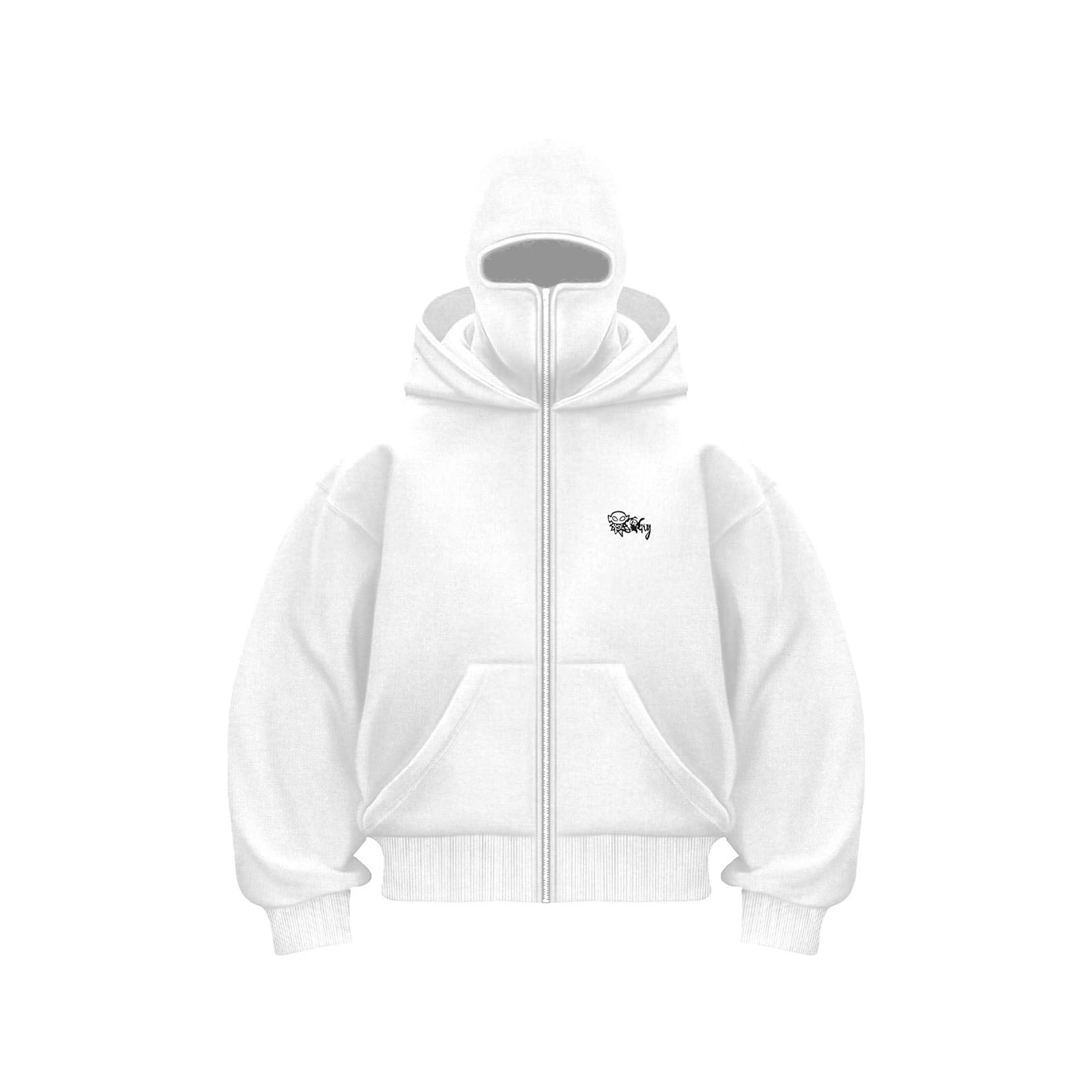 Y2K Men's Hooded Sweatshirt, Transitional Jacket, Sports Jacket