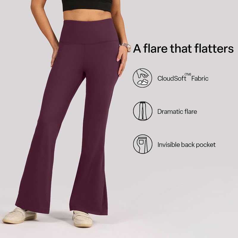 Image of BlissClub Ultimate Flare Pants Lite Tall for Women Above 5'5 ft