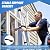 Wolec 16.5 FT Telescoping Ladder with Stabilizers, Adjustable Multi-Purpose Collapsible Extension with Hooks & Wheels, Heavy Duty 330 lbs Max Capacity, Ideal for Home and Outdoor Work,Black