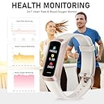 Fitness Tracker, Blood Pressure Watch with 24/7 Heart Rate, Step Counter for Walking, Step Trackers Activity Pedometer for Women Men Android iOS - Image 3