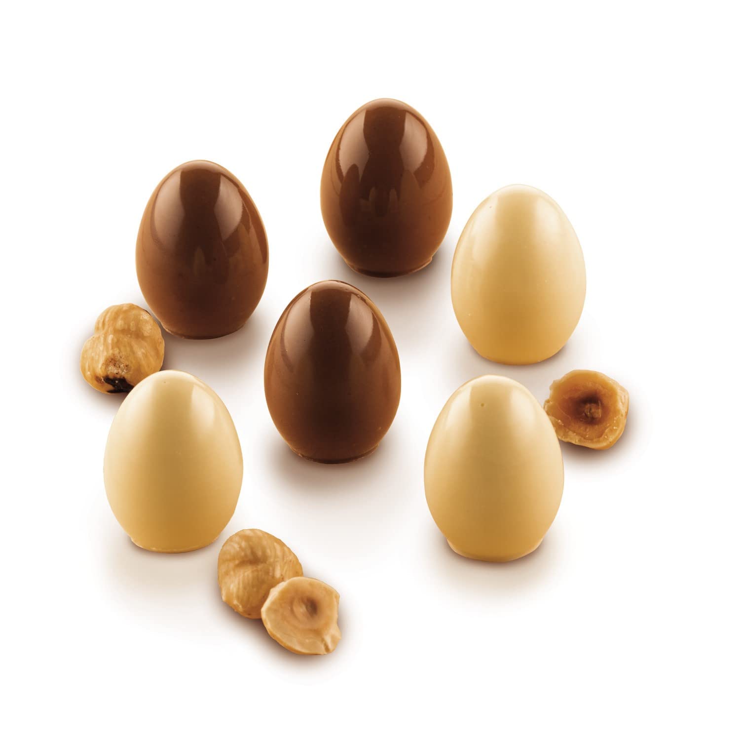 Silikomart - SCG058 3D - SILIKONE MOULD CHOCO EGG N.15 ø23 H 30MM
