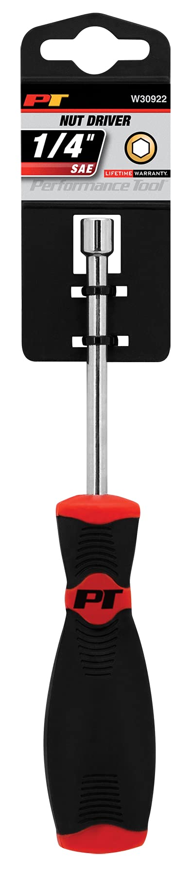 Performance Tool W30922 1/4" x 3" SAE Professional Nut Driver