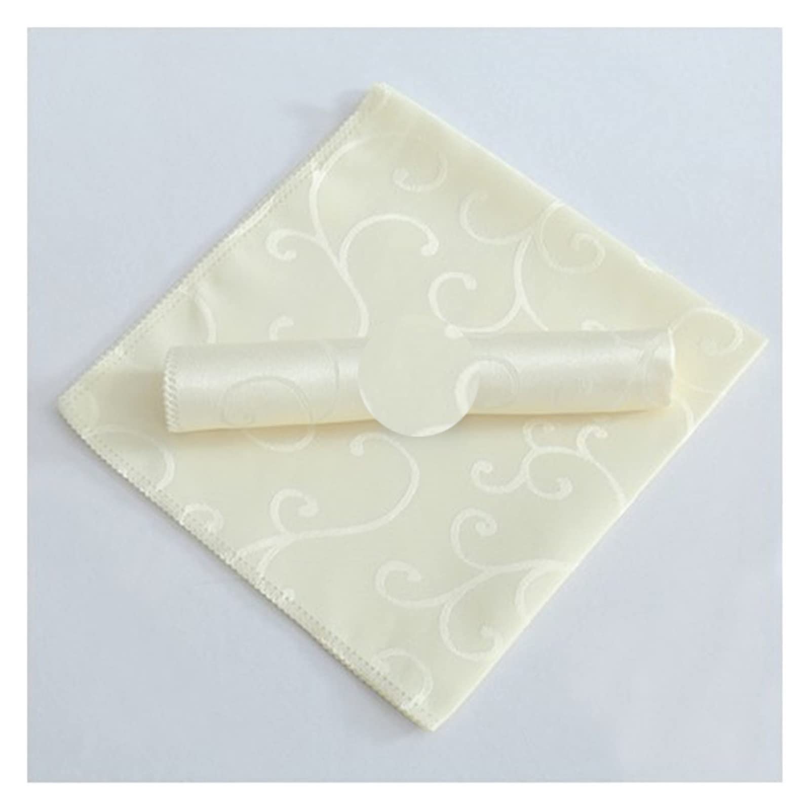 Servilletas de tela para boda de 48x48 cm, decoración lavable y elegante para mesas de banquete