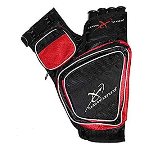 Carbon Express Target Quiver - Red/Black - RH Cover