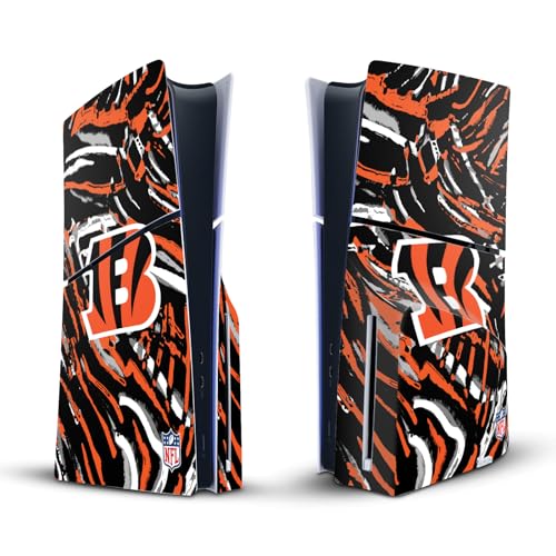 Vinyle Cincinnati Bengals PS5 Slim Disc Edition Autocollant Head Case