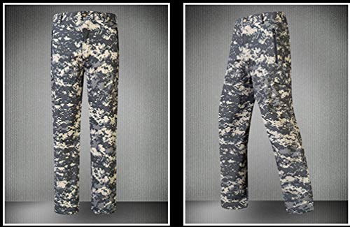 YuanDian Uomo Tattici Mimetici Softshell Pantaloni...