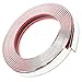 OTOLIMAN 25mm x 5metre (1inchx16feet) Car Chrome Moulding Trim Strip Decoration PVC Tape Sticky - Bumper Door Guard Protection