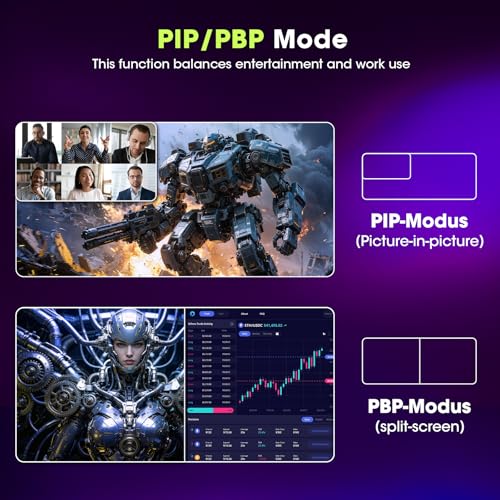 Image of Amzfast 32 inch 4K 120Hz 1ms Curved Gaming Monitor, 3840x2160 UHD, PIP /PBP, Adaptive Sync, 130% sRGB, 3000:1 Contrast, HDR, 300nits, 1500R, HDMI2.1(VRR)& DP1.4, Built-in Speaker, Eyes Care, VESA Mount