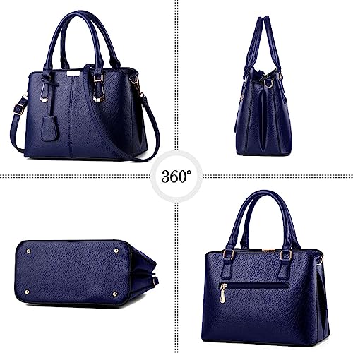 Image of XingChen Purses and Handbags for Women Fashion Messenger Bag Ladies PU Leather Top Handle Satchel Shoulder Tote Bags