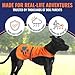 SafetyPUP XD Reflective Dog Vest. Hi-Visibility, Fluorescent Blaze Orange Dog Vest Helps Protect Your Best Friend. Safeguard Your PUP from Motorists & Hunting Accidents, On or Off Leash (Small)