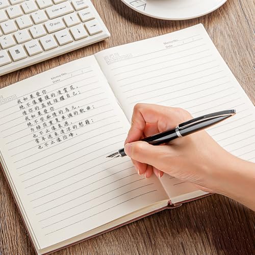 Carnet de notes d'affaires contre le manque de place, 4 bloc-notes en cuir de 384 pages