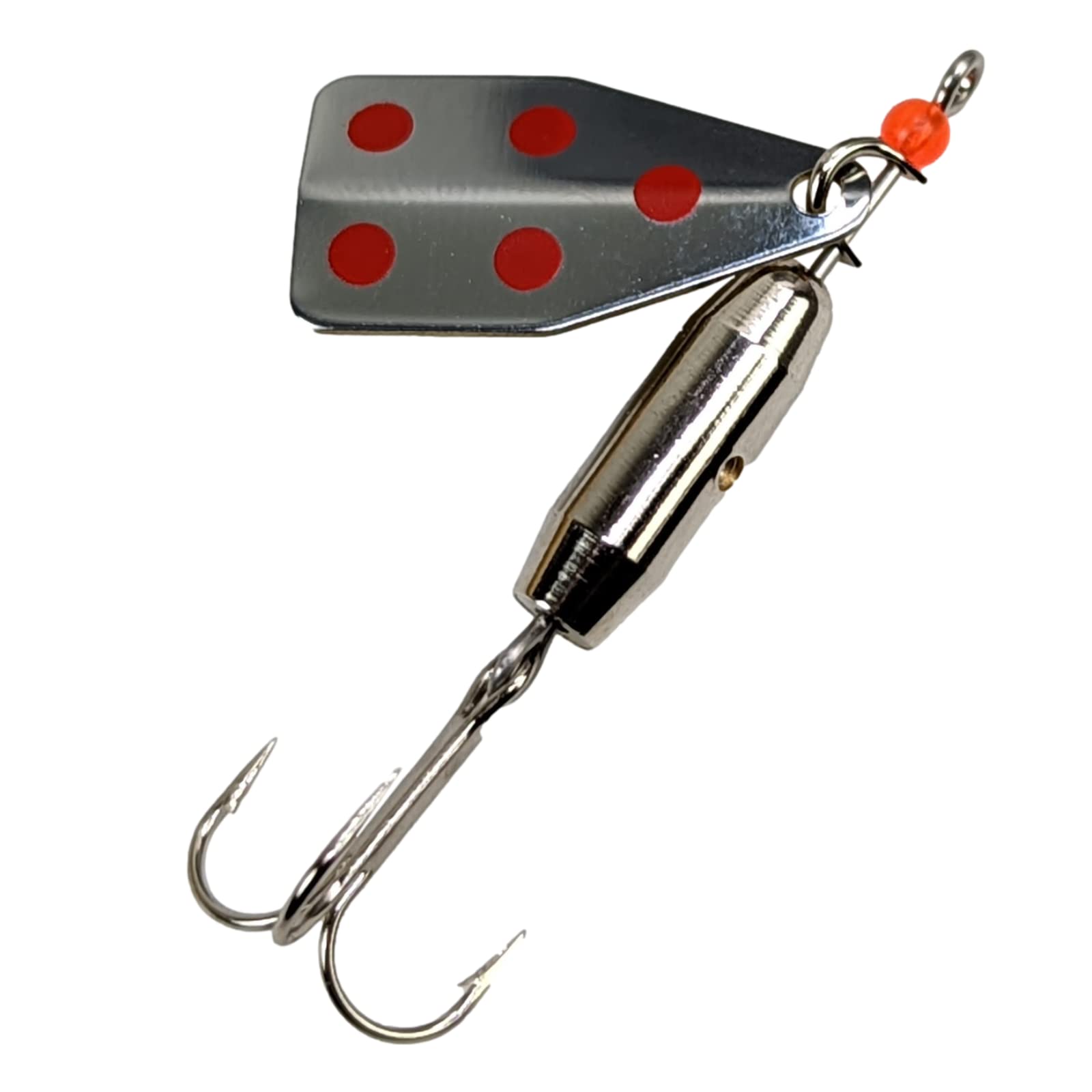 Jake's Lures Stream-a-Lure Silver | Spinner Lure for Fishing | Great for Bass, Musky, Pike and more | Fishing Lures and Accessories | Weight