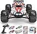 Price comparison product image Hosim 2845 Brushless 52+ KMH 4WD High Speed RC Monster Truck, 1:16 Scale RC Car All Terrain Off-Road Waterproof 2.4GHZ Hobby Grade Remote Control Vehicle for Adults Children(Red)