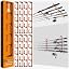Orange Aluminum-h5 4pack New(store 20 Fishing Rods)