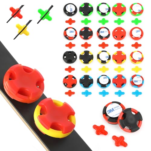 AMEYXGS Bogenschießen Bogen Stabilisator Gliedmaßen Dämpfer Stoßdämpfer Gummi Bogensehne Schalldämpfer für Recurve Bogen Langbogen Jagd Zubehör (Schwarz)