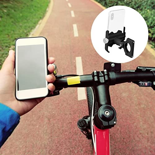 Suporte de telefone para motocicleta,Suporte giratório para telefone de bicicleta de liga de alumíni