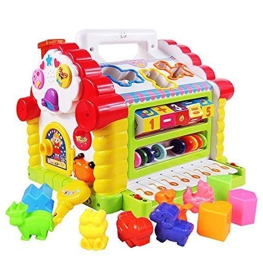 Smartcraft Colorful and Attractive Funny Cottage Educational Toy, Learning House - Baby Birthday Gift for 1 2 3 Year Old Boy Girl Child