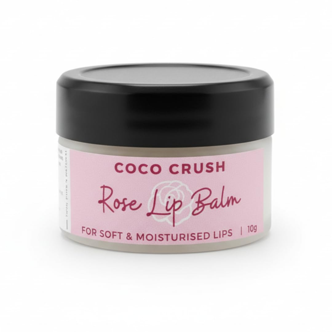 Coco Crush Natural Rose Lip Balm with SPF 50 | Heals Dry, Chapped & Pigmented Lips | Sun Protection | With Rose Extract, Shea Butter & Vitamin E | For Men & Women | 10g-image-28