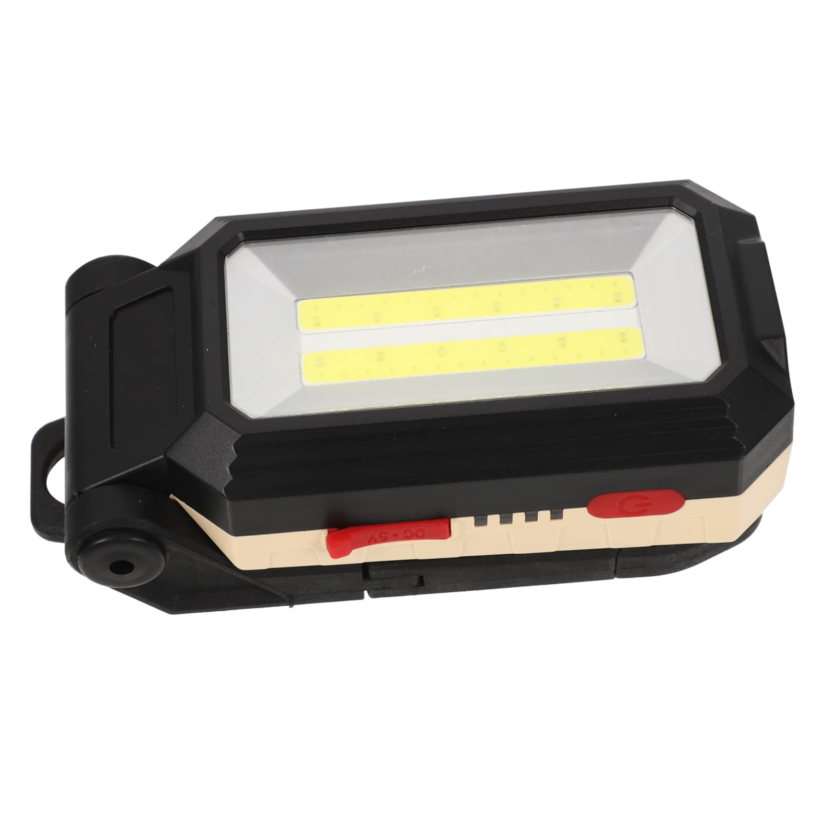Wiederaufladbare LED Arbeitsleuchte Schwarz mit Magnet, Verstellbar