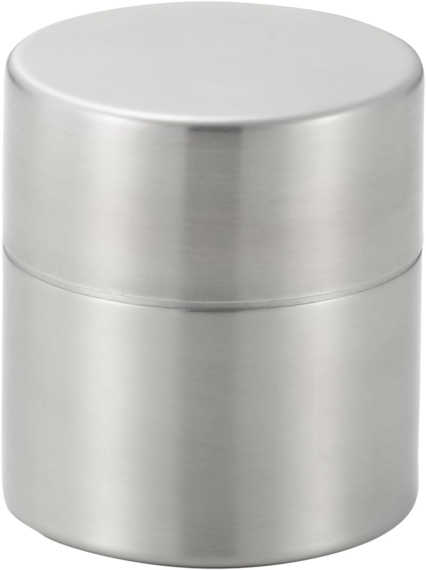 Yoshikawa YJ3103 Tea Canister, Stainless Steel, Tea Leaf Holder, Small, Made in Japan, Sui