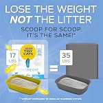 Purina Tidy Cats Litière pour Chats Multi-Chat Légère avec Glade Clear Springs, Agglomérante, Faible Poussière, Parfumée - Boîte de 17 lb