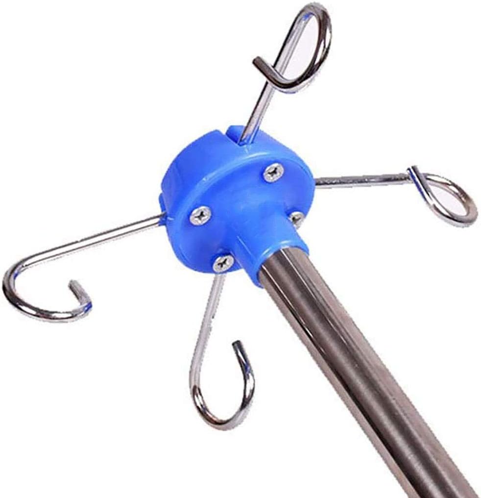 IV Poles Stand Medical Infusion Stand with Caster 43~75 Inch Adjustable Height Display Stand Rack - for Hospital, Private Clinic and Home (3 Leg/5 Leg) : Industrial & Scientific