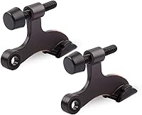 Vista 22 de HOMOTEK - Paquete de 4 pasadores de bisagra para puerta blanca, tope de puerta ajustable de lujo resistente de 2-1/2"x1-3/4”, con puntas