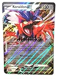 Pokemon Jumbo Card - Koraidon EX - Scarlet & Violet - Oversize Holo Foil