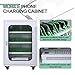 TDSYOCG 6-20 Slot Device Mobile Charging Station and Storage Cart, Portable Cellphone Charging Locker, Secure Phone Cabinet, for Students and Employees,Tourists