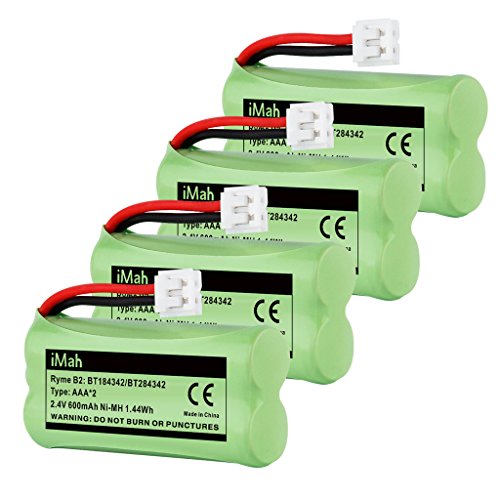iMah BT184342 BT284342 Cordless Phone Battery Pack Compatible with AT&T VTech BT18433 BT28433