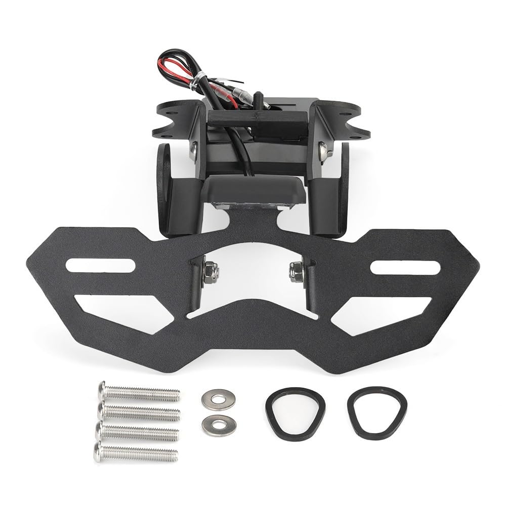 Support de plaque moto avec clignotant pour supprimer la bavette arrière de la MT 09