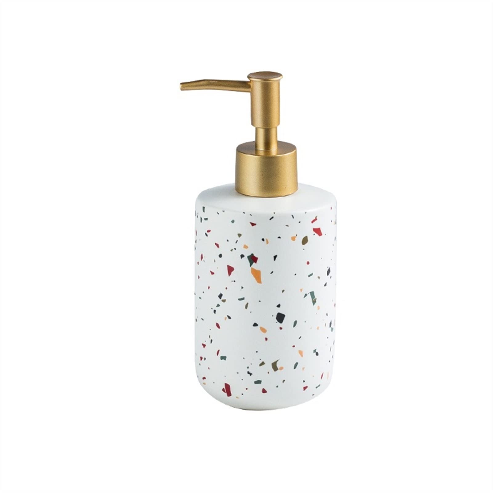 Gliget 370Ml Hand Soap Dispenser Ceramics Marble Bottle Bathroom Shower Gel Shampoo Dispense Bottles Travel Portable Press Lotion Bottle Porcelain Soap Dispensor (Color : )