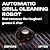 Grillbot Automatic Grill Cleaning Robot with Nylon Brushes, Electric BBQ Cleaner Brush with Motorized Power, Cordless Rechargeable Grill Scrubber for Outdoor Grills (Red and Case)
