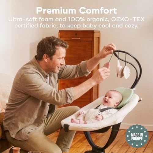 Image of Babymoov Lovenest, Pediatrician-Designed Baby Head & Neck Support, Sage