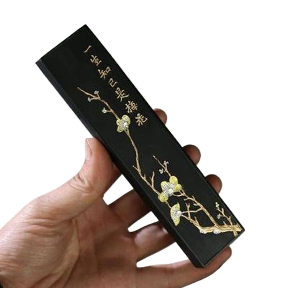 Amazon.co.jp: 墨箱書道絵画固体墨塊 6.2インチ 中国の伝統