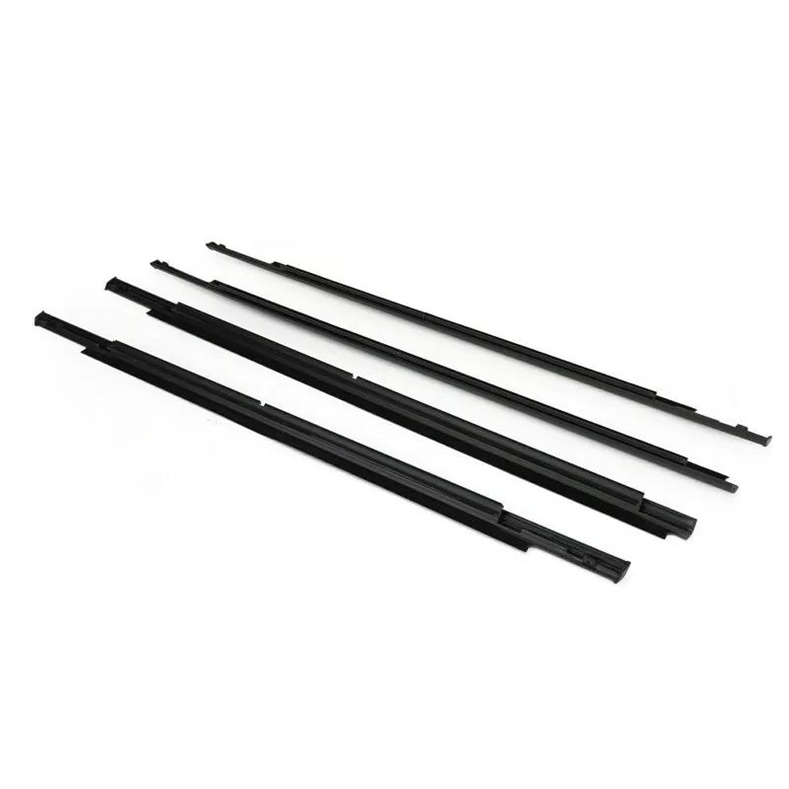 Zysm One Color Side Trim Car Window Glass Sealant Strip For Mitsubishi For Outlander 2007-2018 Outer Weatherstrip Side Door Moulding Trim Seal Belt Outer Buffer