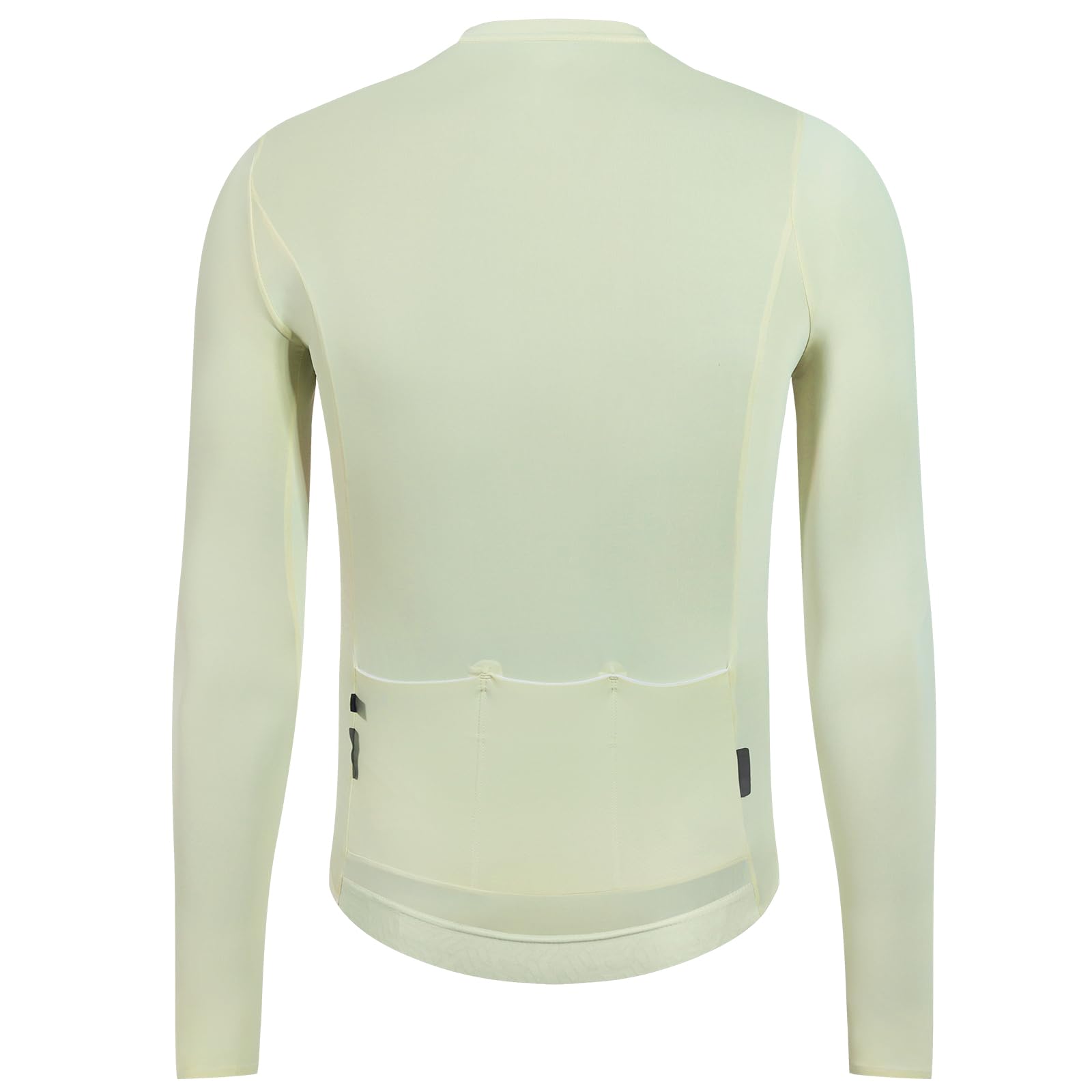 Santic Herren Radtrikot Langarm Pro Fahrrad Shirt Full Zipper UPF 50+ MTB Jersey mit Taschen