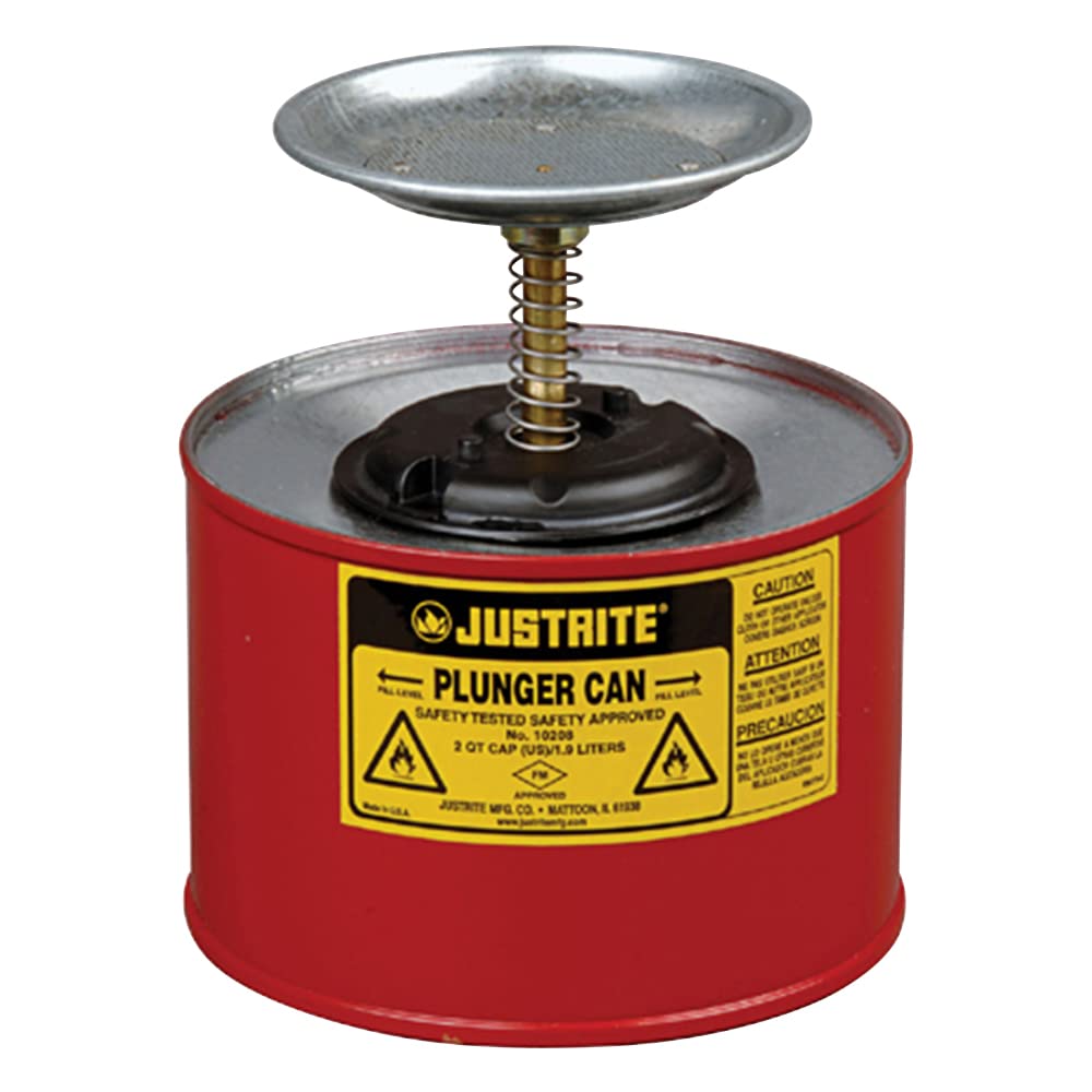 Buy Justrite 10208 Steel Plunger Safety Can With Brass And Ryton Pump buy-justrite-10208-steel-plunger-safety-can-with-brass-and-ryton-pump