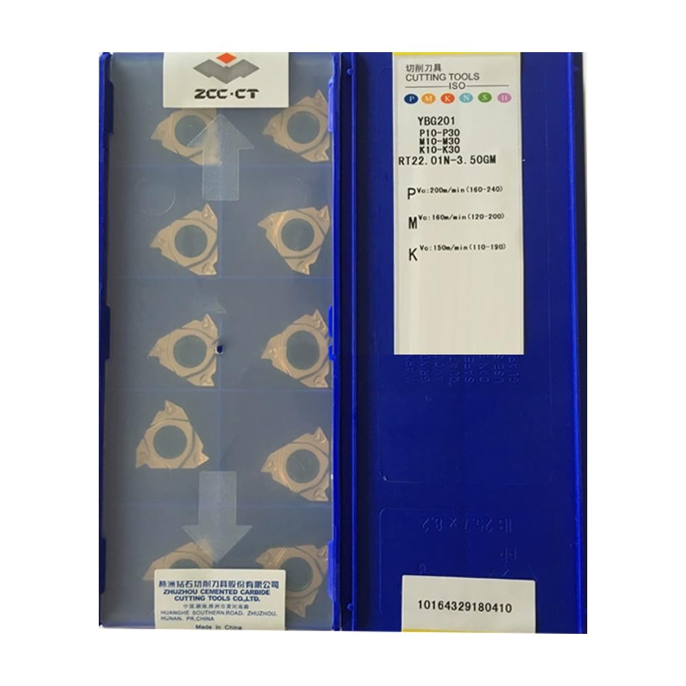 RT22.01N-3.50GM YBG201 Carbide CNC Lathe Thread Turning Inserts for Thread Turning Toolholder