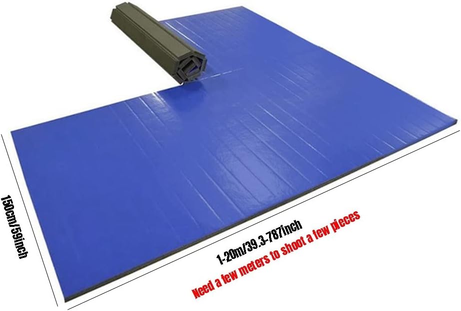 Roll Out Gymnastics Mat Lightweight Durable Wrestling Tumbling Cheer Mat XPE Foam Exercise Mat for Home Workout and Fitness Practice : Sports & Outdoors