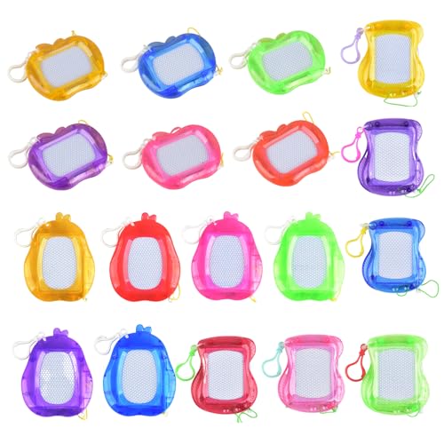 Pizarra mágica de 18 unidades, mini: pizarra magnética, obsequios, cumpleaños infantiles, minipizarras con llavero, regalo para niños, tómbola, precios, piñata, relleno, fiesta, empleo ⭐