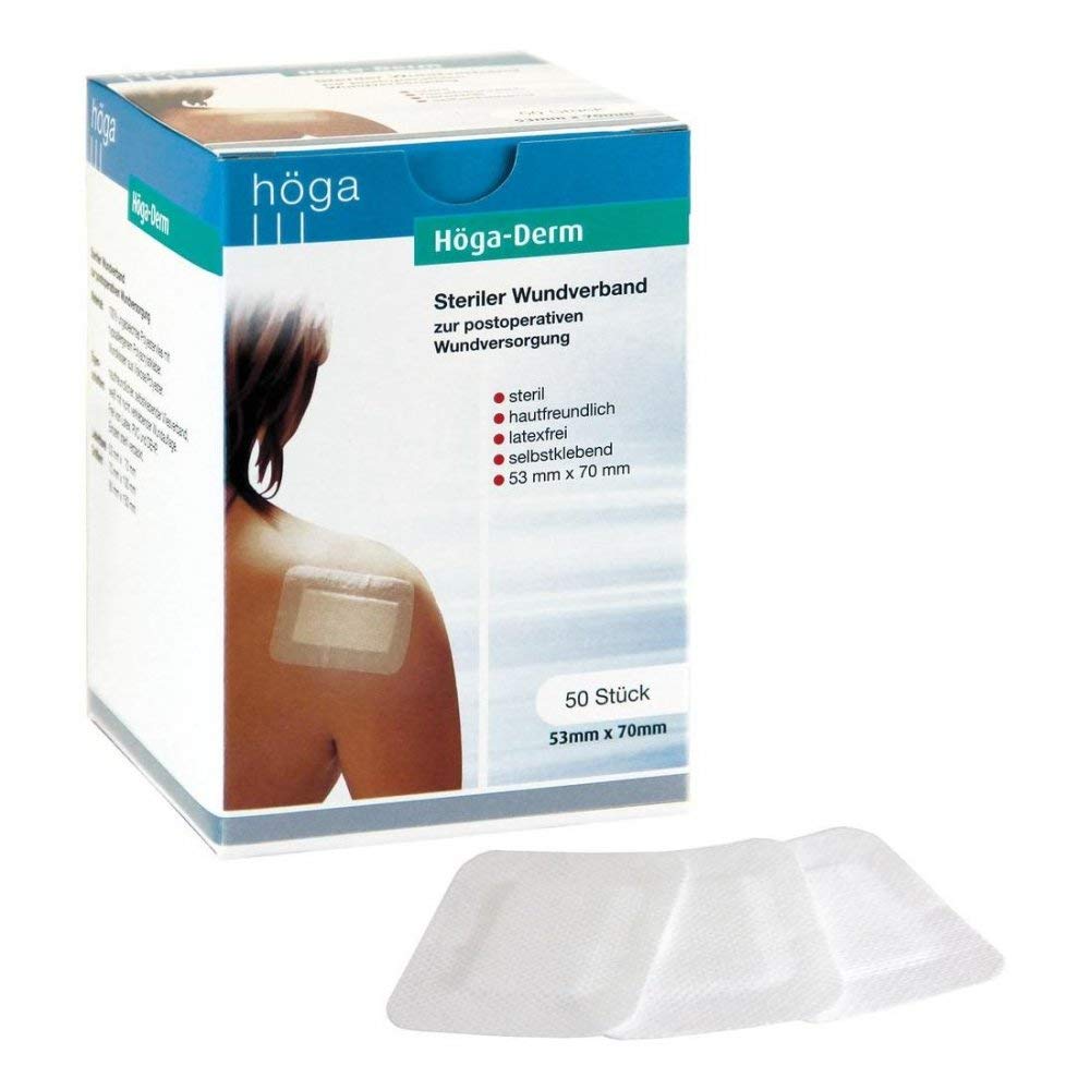 HÖGA-DERM steriles Pflaster 53x70 mm 50 St