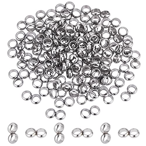 Perles d'espacement en acier inoxydable durable pour la création de bijoux - 2