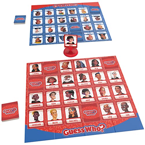 Guess Who? Giant Edition Game For Kids | Family Board Game | Indoor/Outdoor Games | Kids Games With Big Boards, Cards, Spinner, For Kids Ages 8 And Up #TOP1