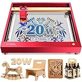 xTool D1 Pro Grabador Láser, Grabador Láser de Precisión de 120 W, Cortador de Grabado Láser CNC de 20 W Compatible con Lightburn, Grabador Láser de Madera y Metal