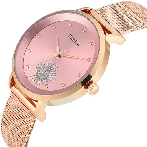 Image of TIMEX Analog Watch for Woman with Round Dial & Water Resistant Women's Wrist Watches