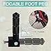 Tongze 8mm Universal Motorcycle Footpegs: Folding Passenger Foot Pegs with CNC Aluminum for Electric Motor Bicycle ATV Compatible with YAMAHA Honda Suzuki Kawasaki Ducati Aprilia