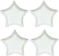 Vista 1 de SOCOSY - Juego de platos de salsa de cerámica multiusos en forma de estrella, platos de condimento, plato de sushi para aperitivos, platos de salsa